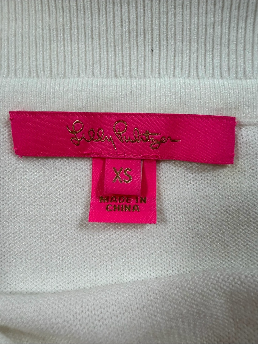 Lilly Pulitzer Alira Off Shoulder Faux Fur Sweater XS Ivory Cashmere - Picture 7 of 12